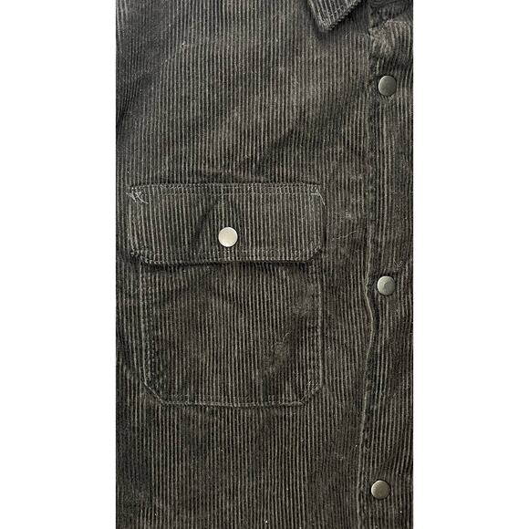 H&M Black Corduroy Jacket Men’s Sz L - Picture 10 of 11